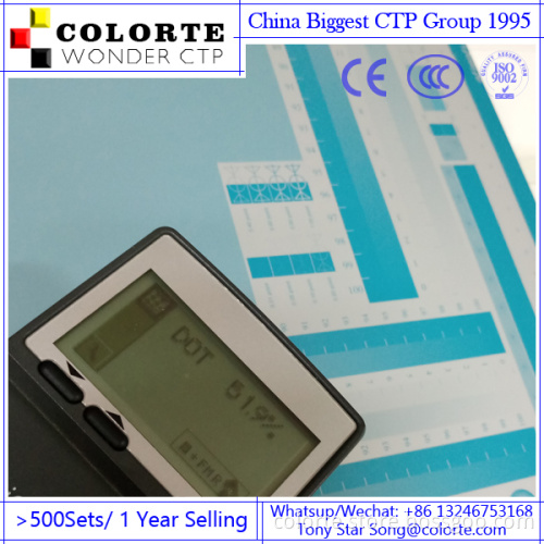 Colorte news paper application Aurora U8128 CTP Machine with 128 channels voilet laser doide